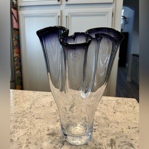 ❗️SOLD ❗️Lenox Organics Collection Purple Hue Centerpiece Vase
